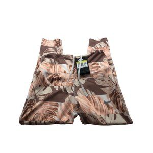 NWT NIKE WOMENS DRI FIT PRINTED CROPPED LEGGINGS XS, S